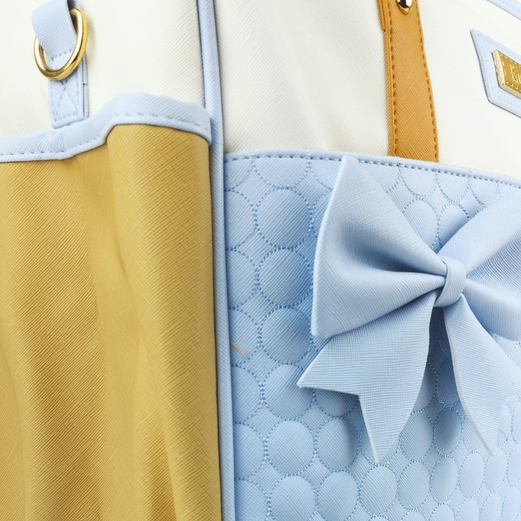 Bolso Pañalera Lazo - Celeste