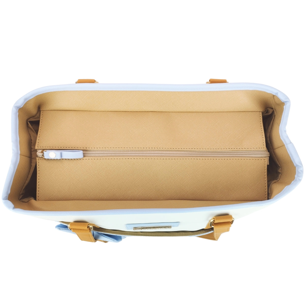 Bolso Pañalera Lazo - Celeste