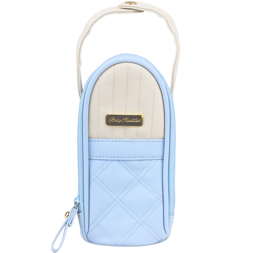 Bolso Pañalera Estrella - Celeste