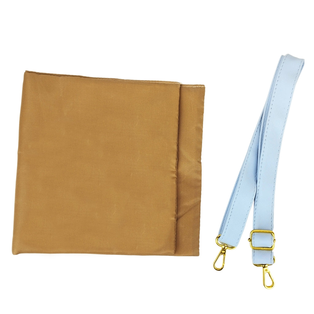 Bolso Pañalera Estrella - Celeste