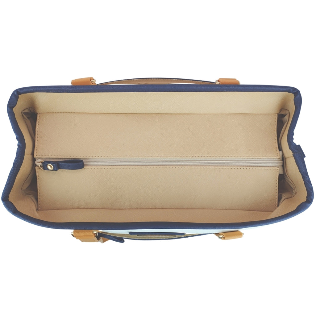 Bolso Pañalera Lazo - Azul