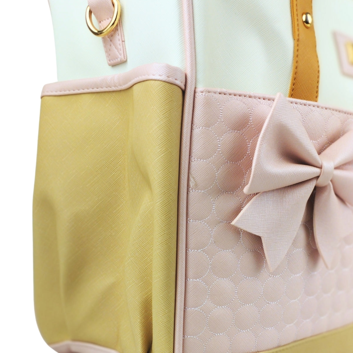 Bolso Pañalera Lazo - Rosado