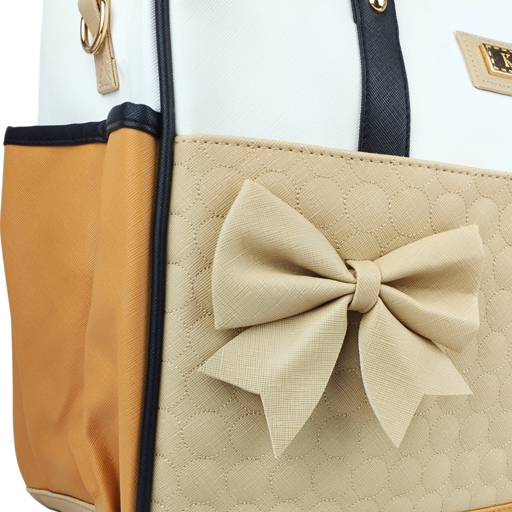 Bolso Pañalera Lazo - Beige