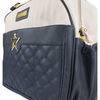Bolso Pañalera Estrella - Azul