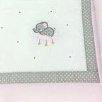 Set de Cuna y Protector Tradición Elefante | Algodón | B01