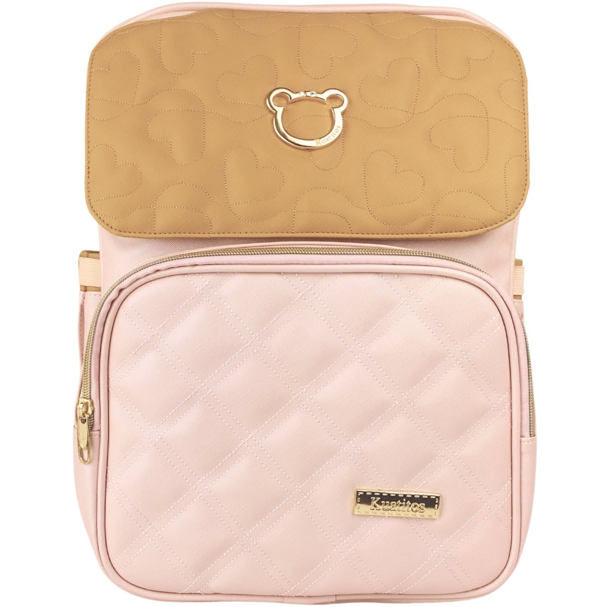 Mochila Pañalera Oso - Rosado