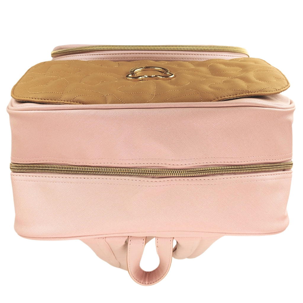 Mochila Pañalera Oso - Rosado