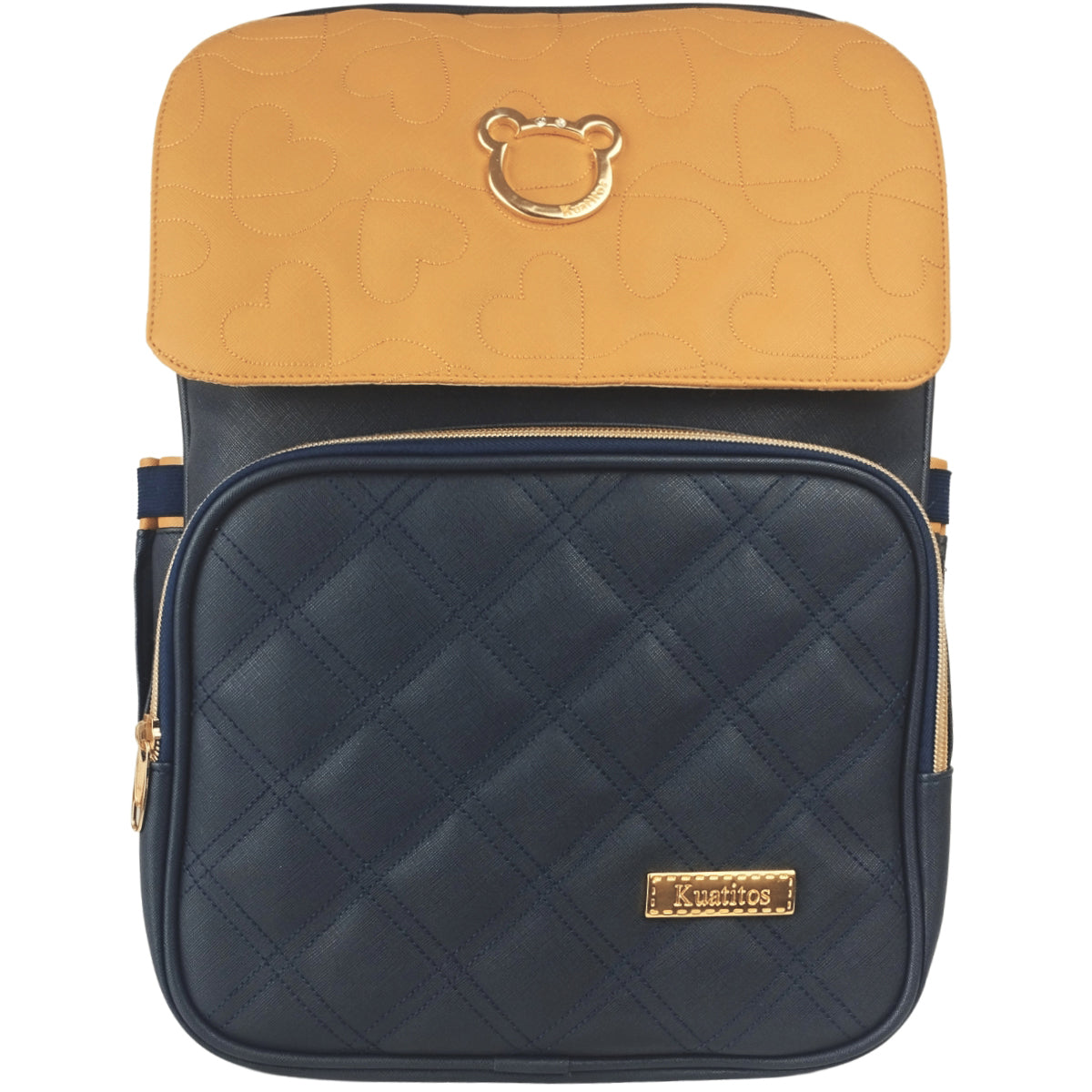 Mochila Pañalera Oso - Azul