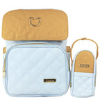 Mochila Pañalera Oso - Celeste
