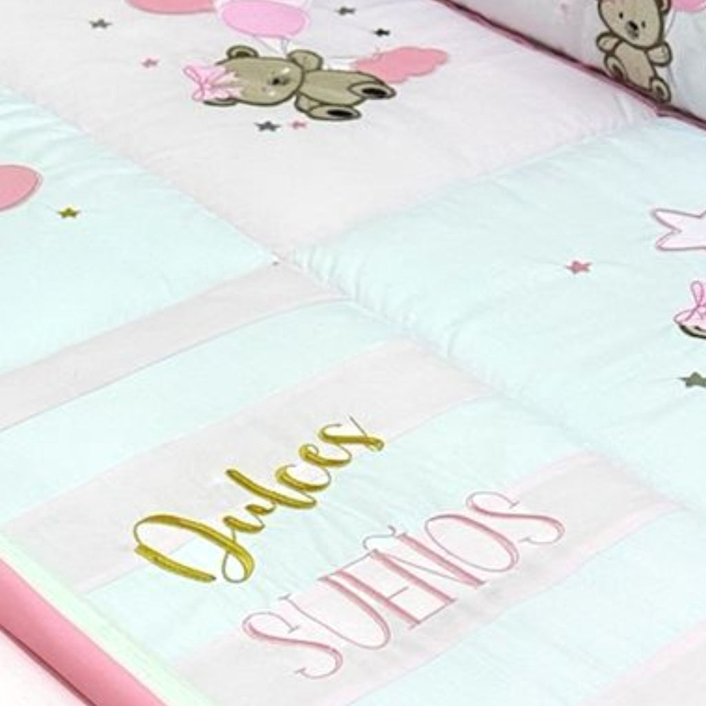 Set de Cuna y 4 protectores - Prestige - Osita DS | S02