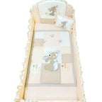 Set de Cuna y Protector Tradición  Conejo de Campo | S01