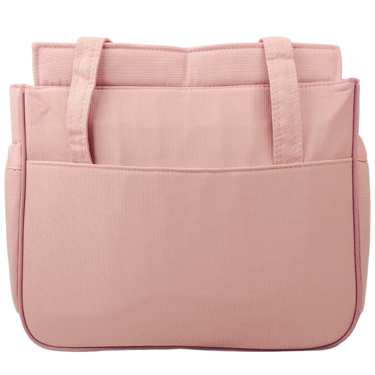 Bolso Pañalera Tela Coco - Palo Rosa