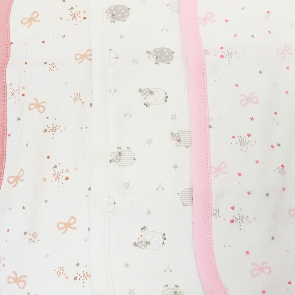 Pack de 3 Babitas en algodón - Niña N1309