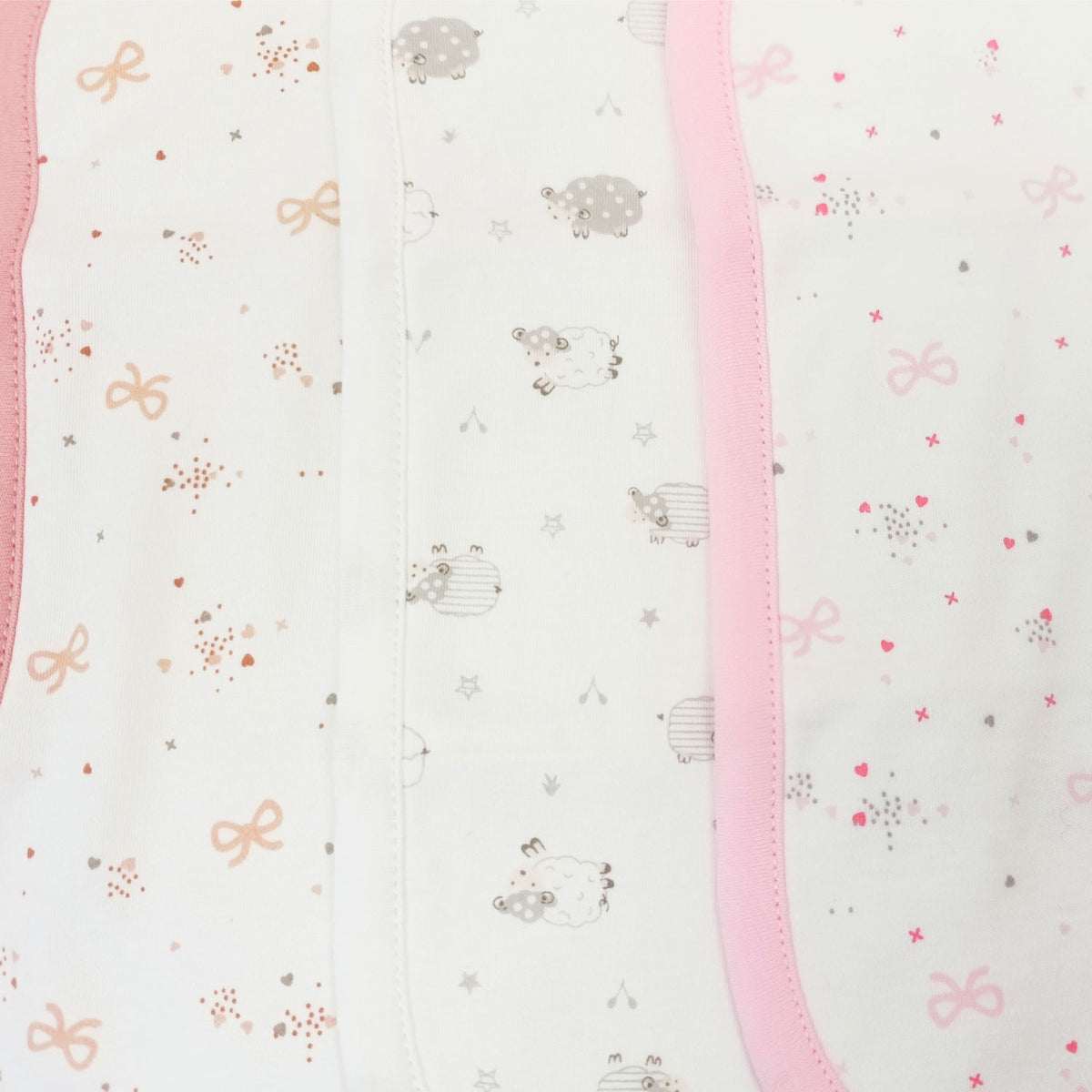 Pack de 3 Babitas en algodón - Niña N1309