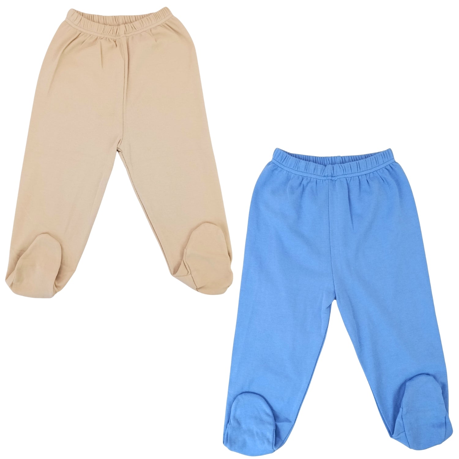 Pack de 2 Pantalones de Bebé con Pie - N5