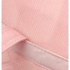 Bolso Pañalera Tela Coco - Palo Rosa