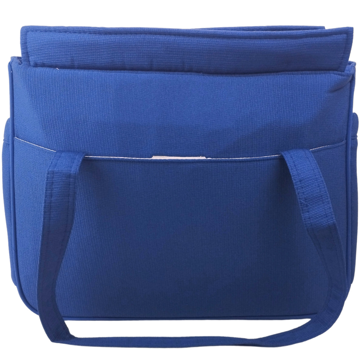 Bolso Pañalera Tela Coco - Azul