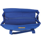 Bolso Pañalera Tela Coco - Azul