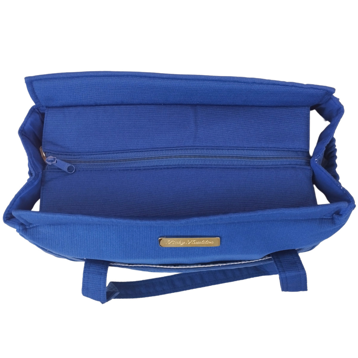 Bolso Pañalera Tela Coco - Azul