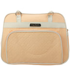 Bolso Pañalera Tela Filo - Melon