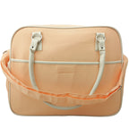 Bolso Pañalera Tela Filo - Melon