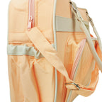 Bolso Pañalera Tela Filo - Melon