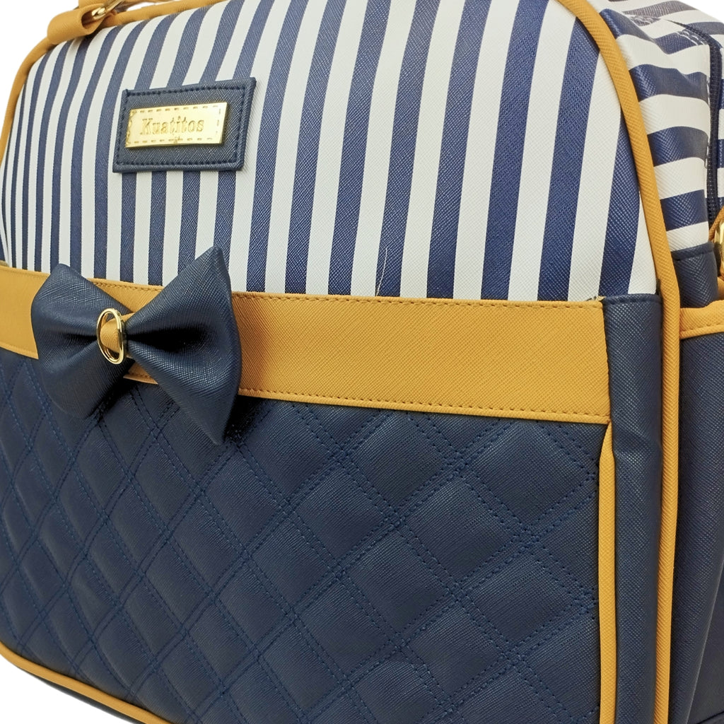 Bolso Pañalera Marinero - Azul