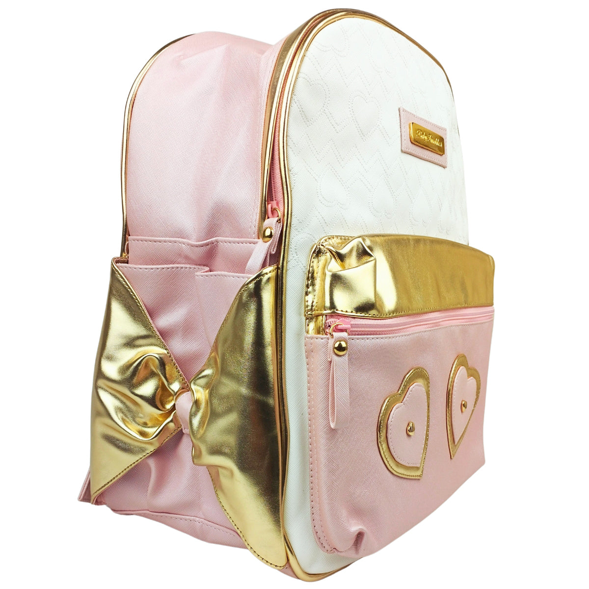 Mochila Pañalera Brillo - Rosado