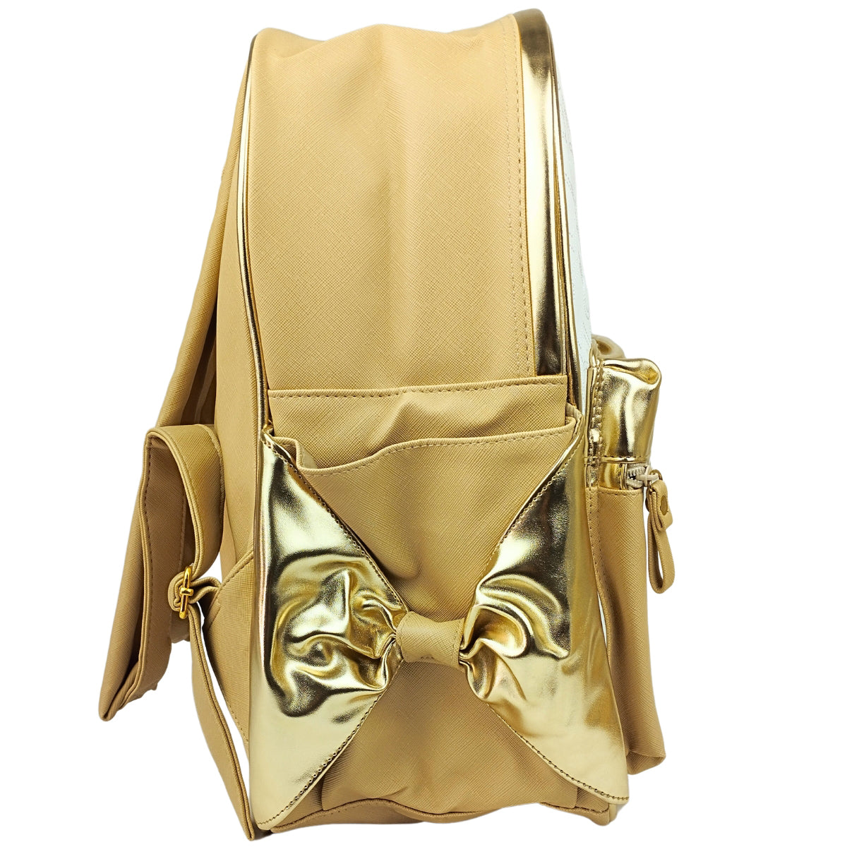 Mochila Pañalera Brillo - Beige