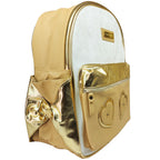 Mochila Pañalera Brillo - Beige