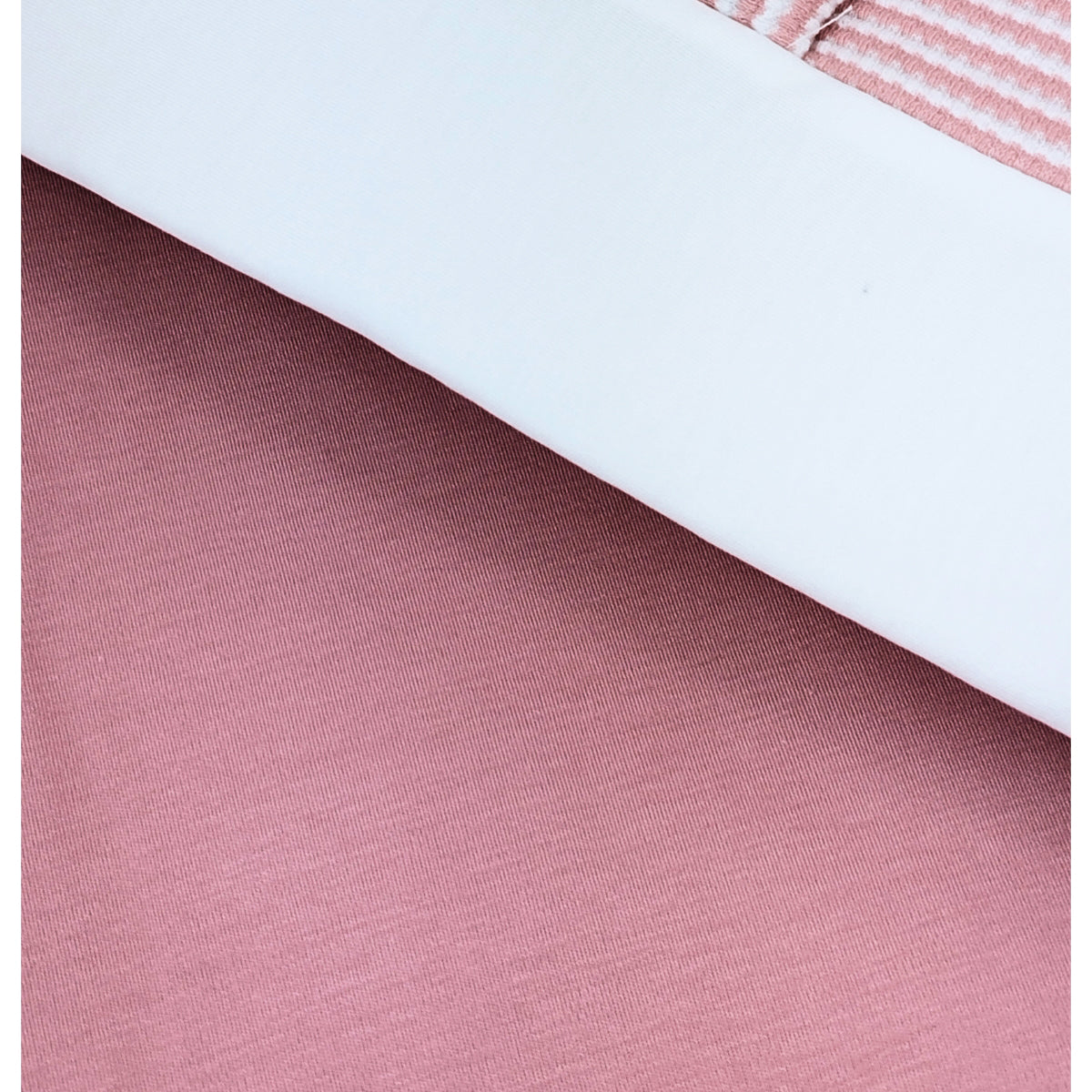 Colcha bebé acolchada - Orejitas - Palo Rosa