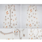 Saco de dormir fino - 100% algodón - Oso Plomo