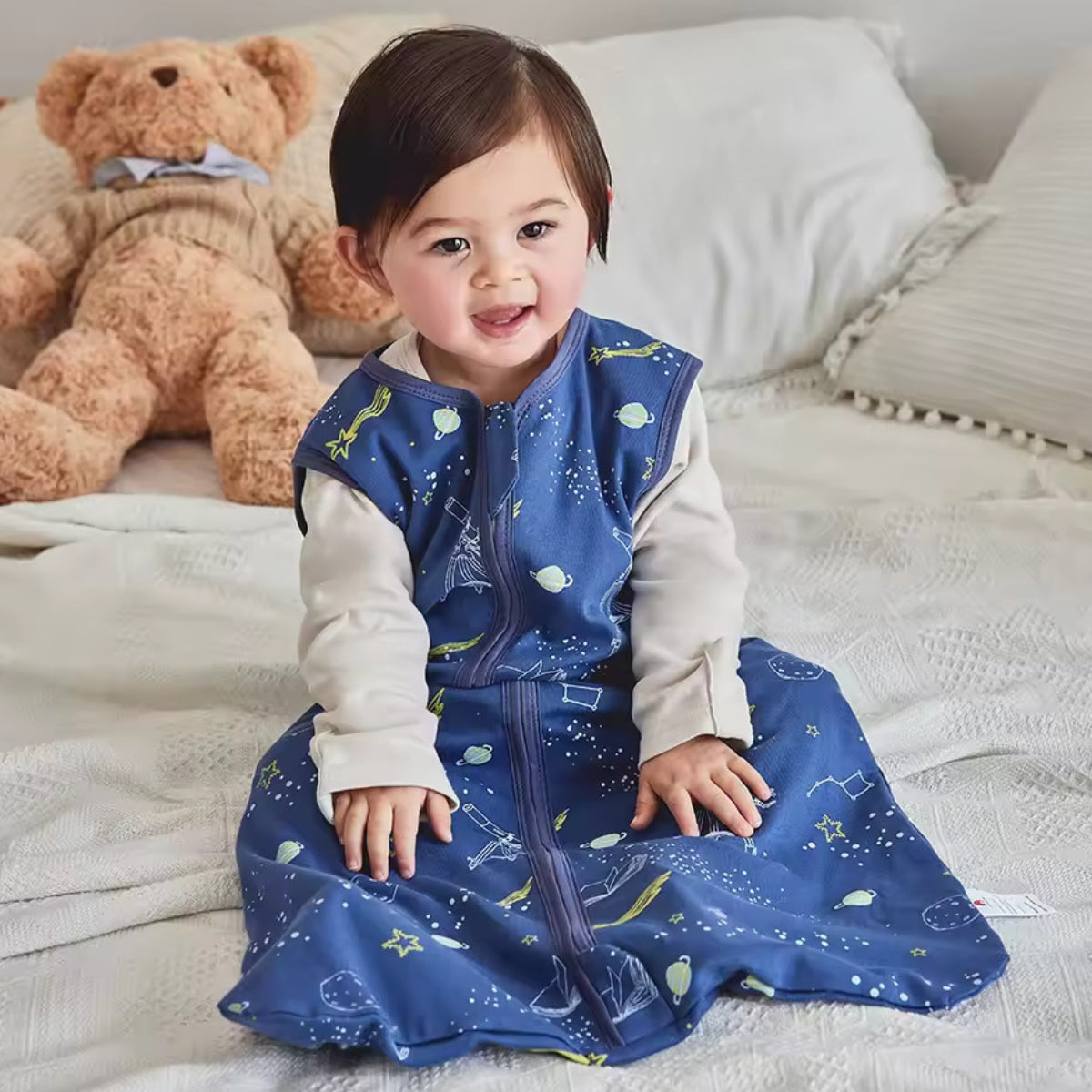 Saco de dormir fino - 100% algodón - Constelaciones