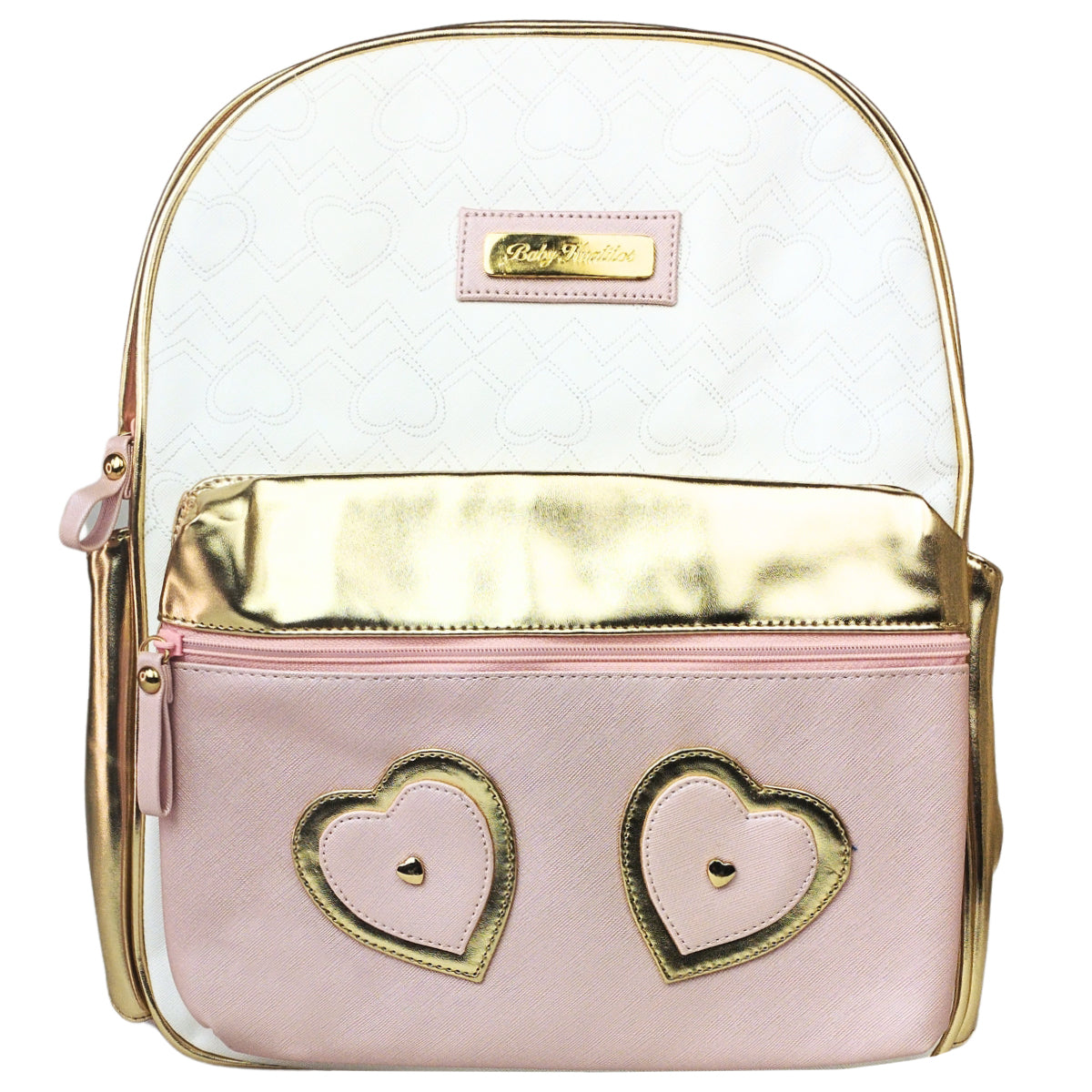 Mochila Pañalera Brillo - Rosado