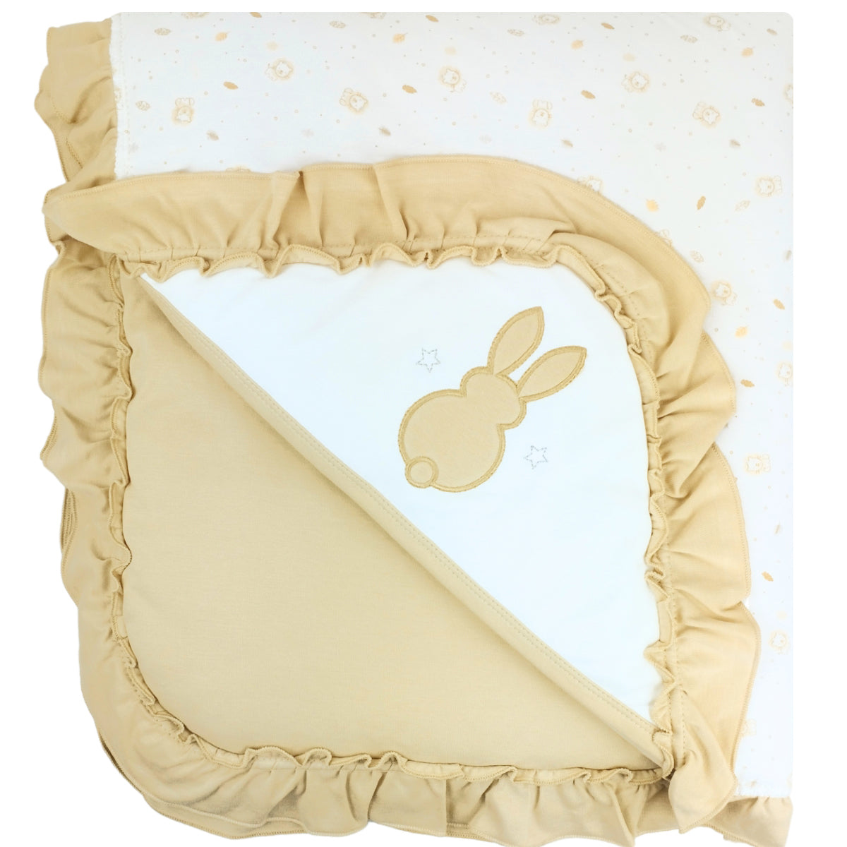 Colcha bebé acolchada Reversible - Algodon - S0545