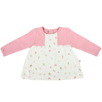 Conjunto Vestido bebé Niña - 3 piezas - Flores - Rosado