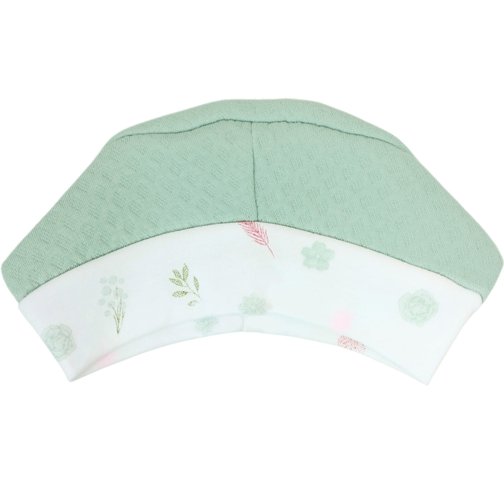 Conjunto Vestido bebé Niña - 3 piezas - Flores - Verde