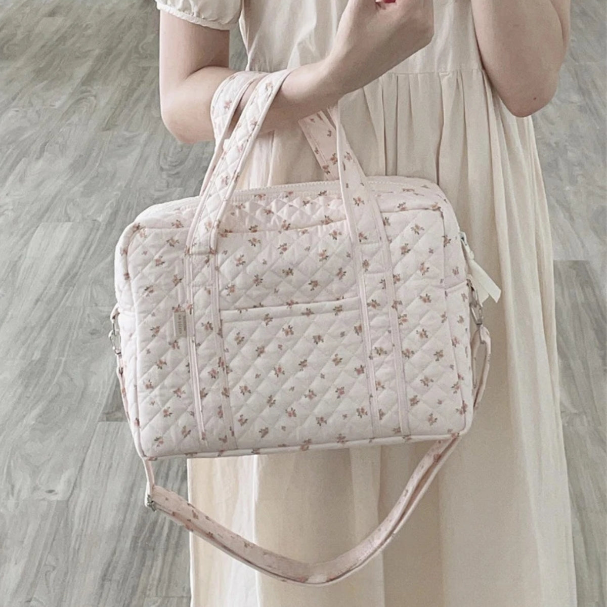 Bolso Pañalera - Floral