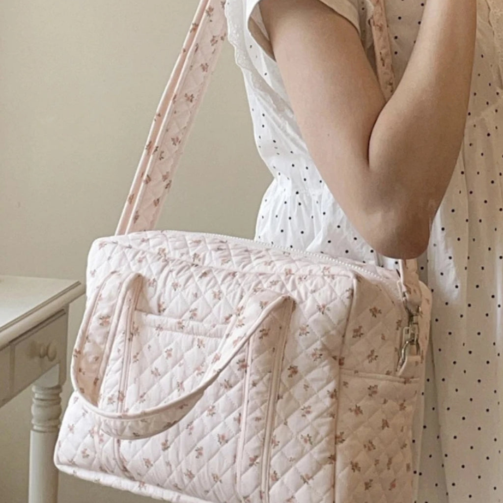 Bolso Pañalera - Floral