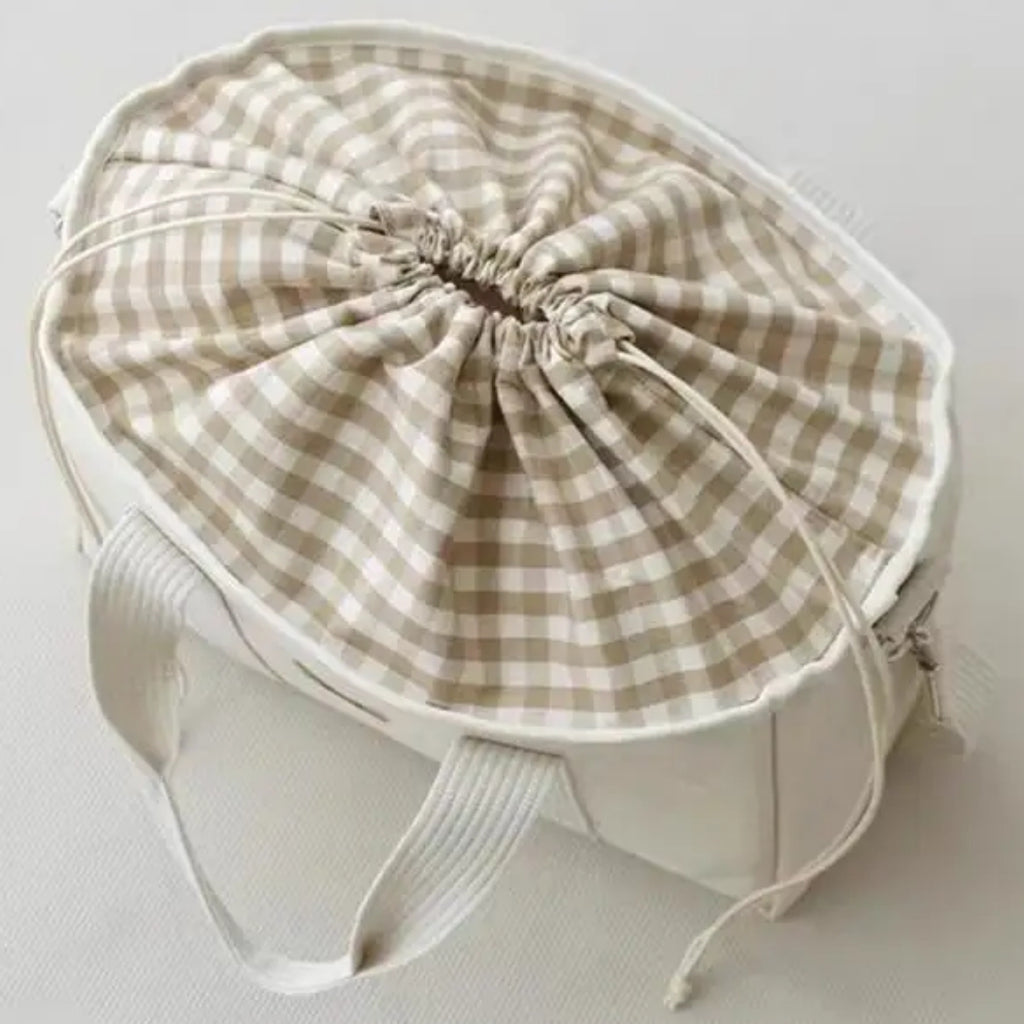 Bolso Pañalera Osito - Crema