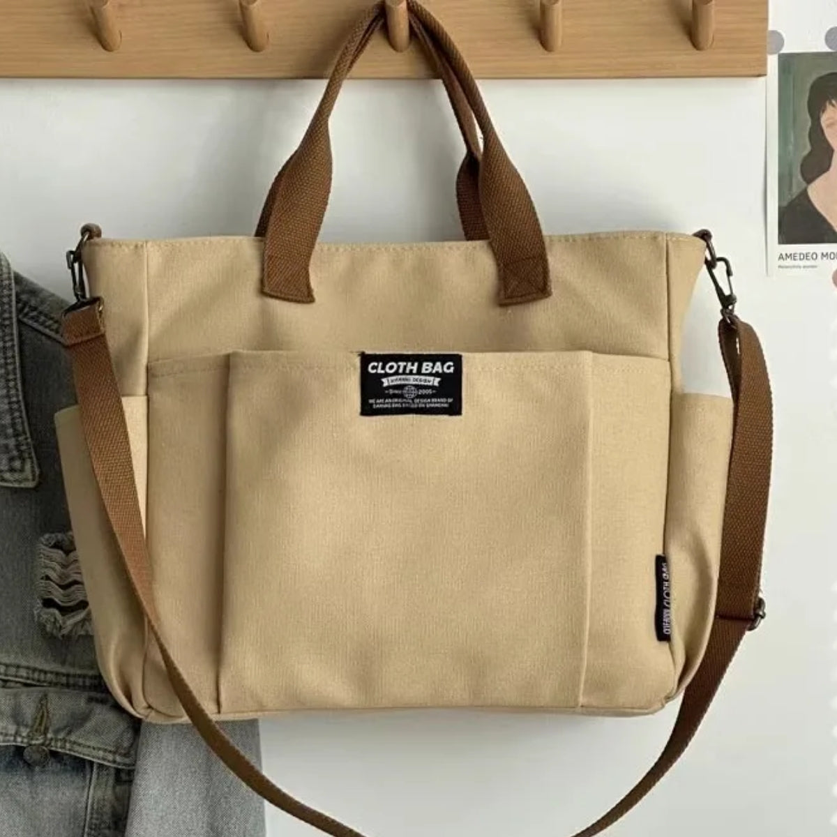 Bolso de Lona - Caqui