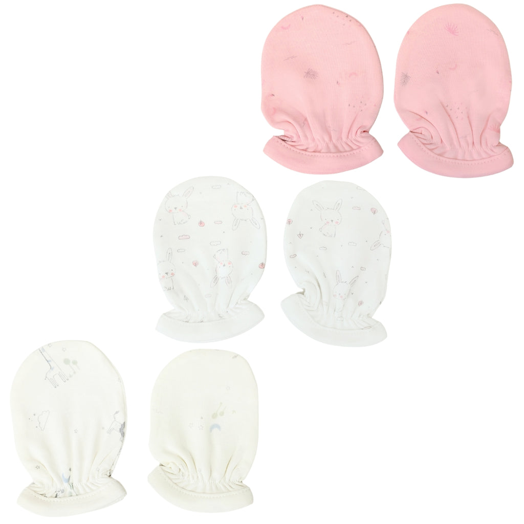 Pack 3 Mitones Bebé Niña S2277