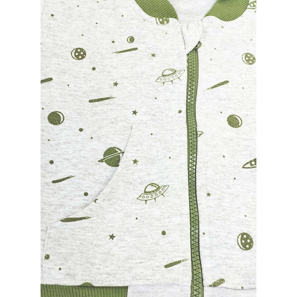 Conjunto Franela reactiva - 3 piezas - Space - Verde