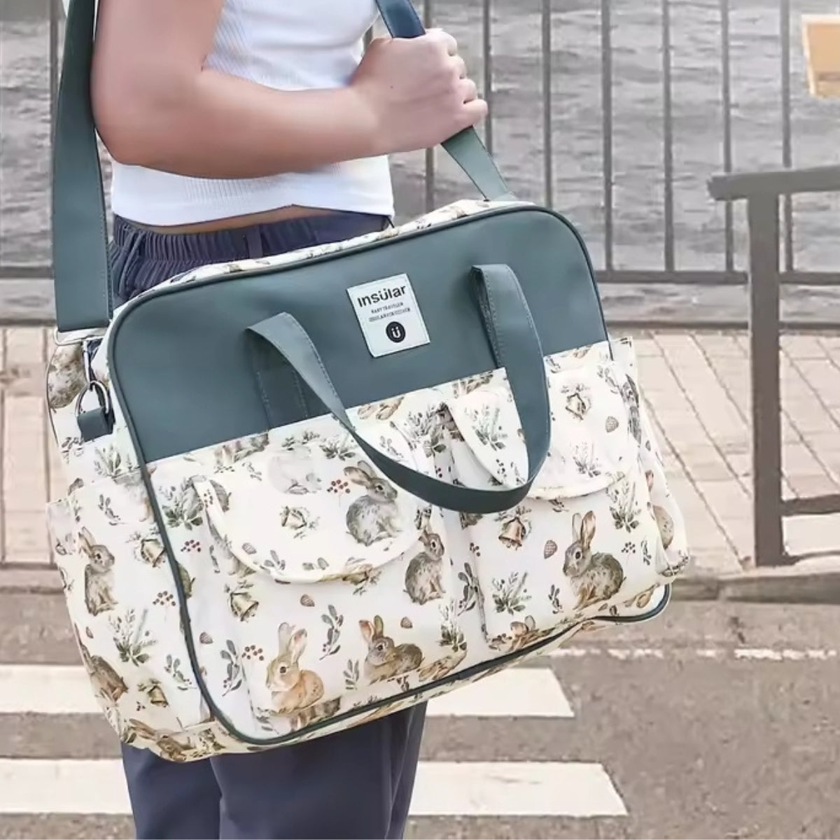 Bolso Pañalera Rabbit