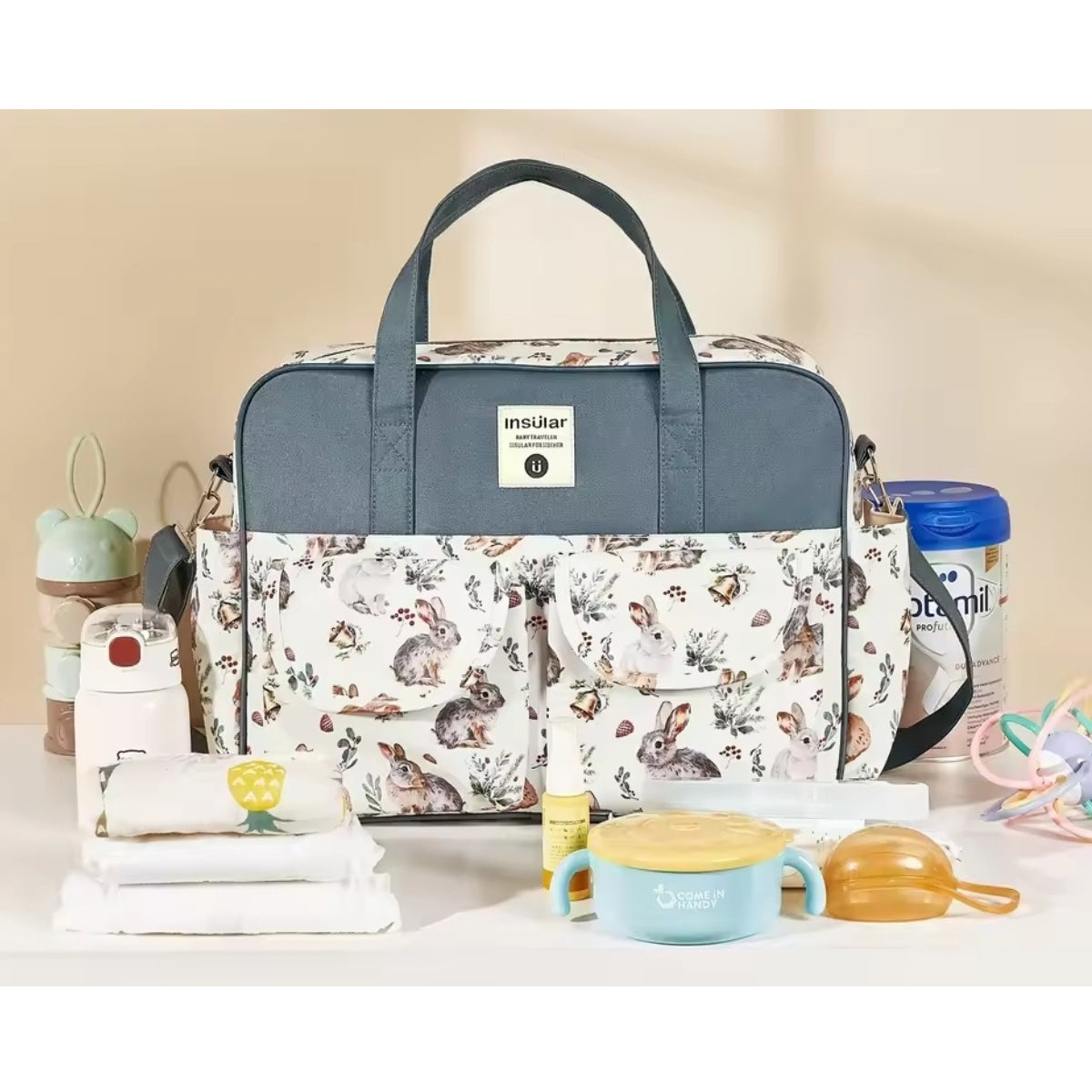 Bolso Pañalera Rabbit