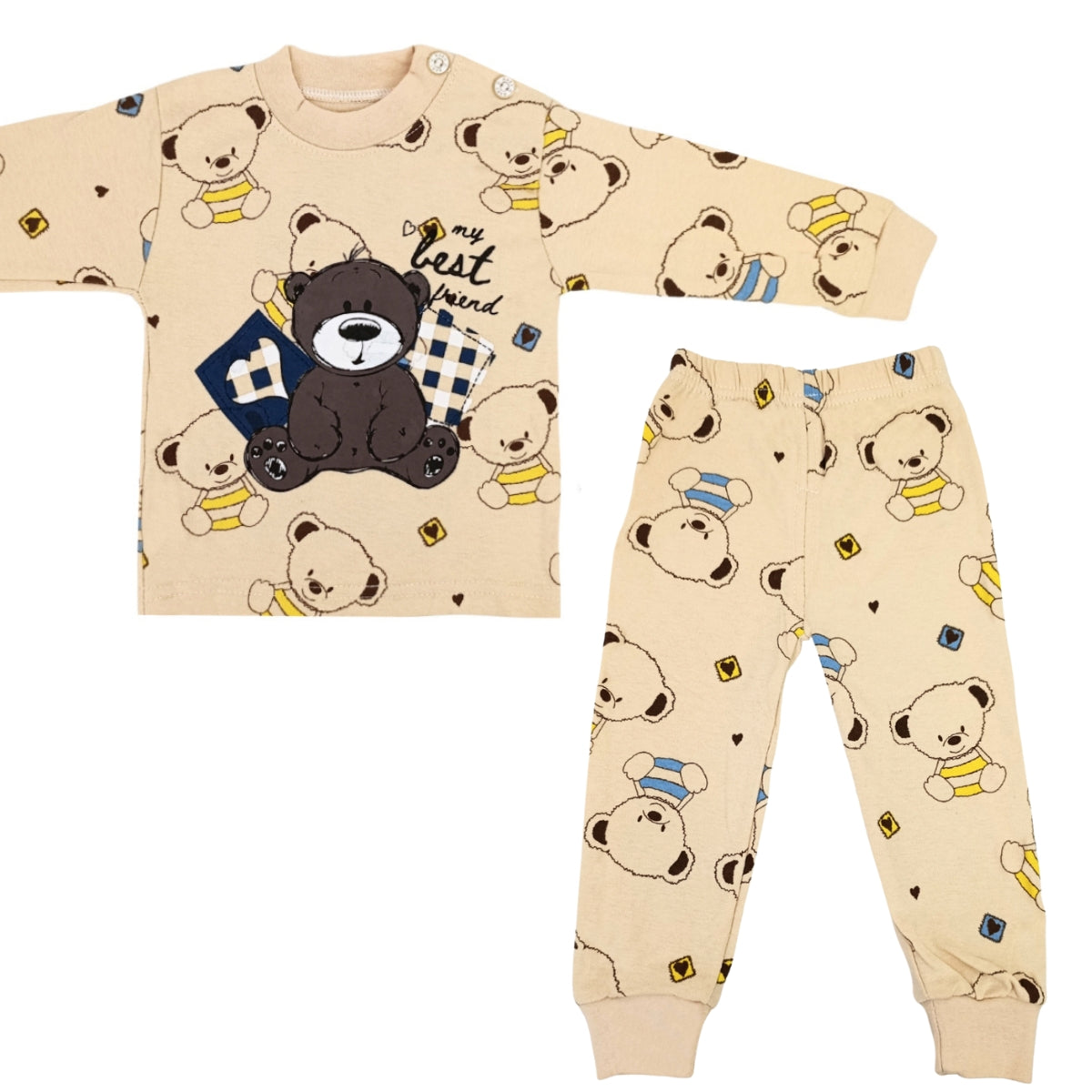 Pijama de Bebé Algodón - Osito