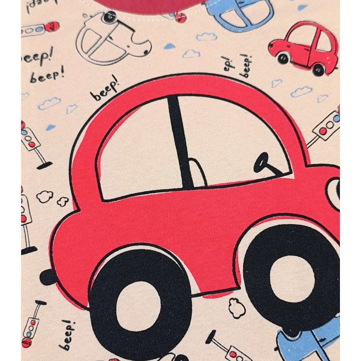 Pijama de Bebé Algodón - Autos