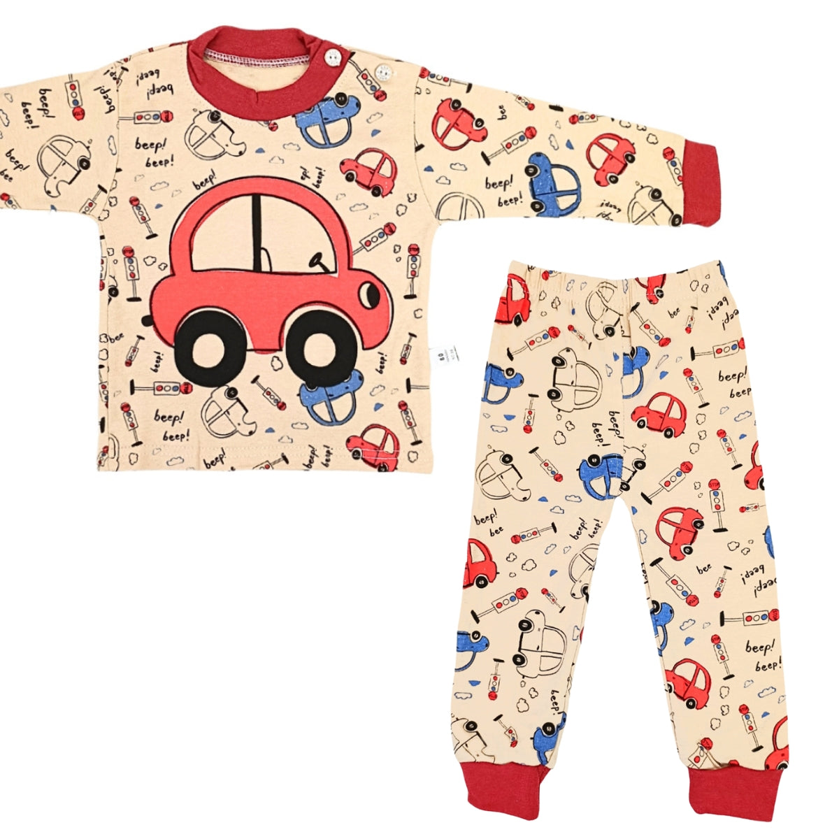 Pijama de Bebé Algodón - Autos