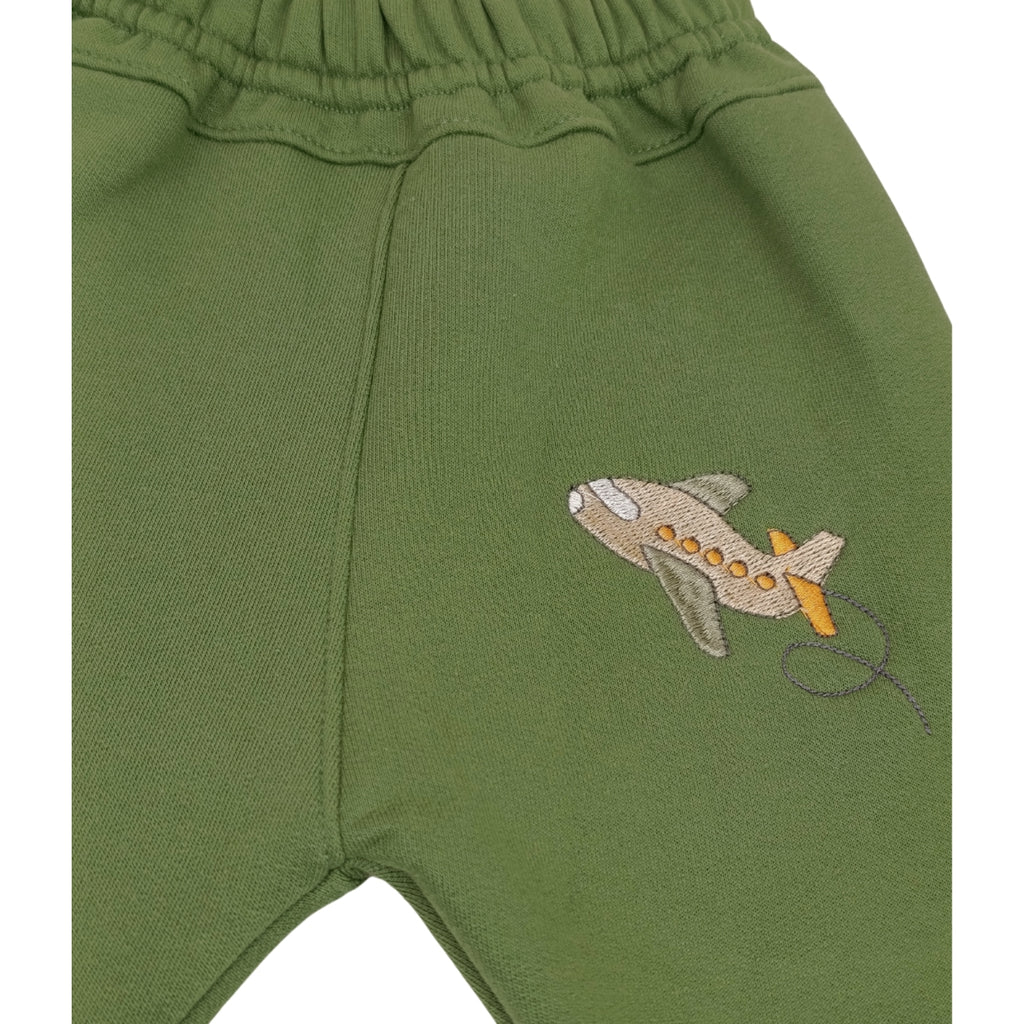 Conjunto Franela reactiva - 2 piezas - Perrito - Verde