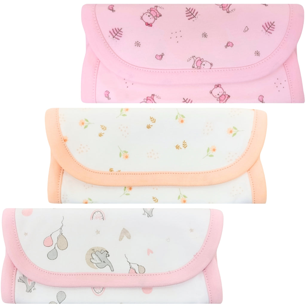 Pack de 3 Babitas en algodón - Niña M2297